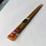 NEW 木とレジン　湖畔の箸【紅葉かつ散る】