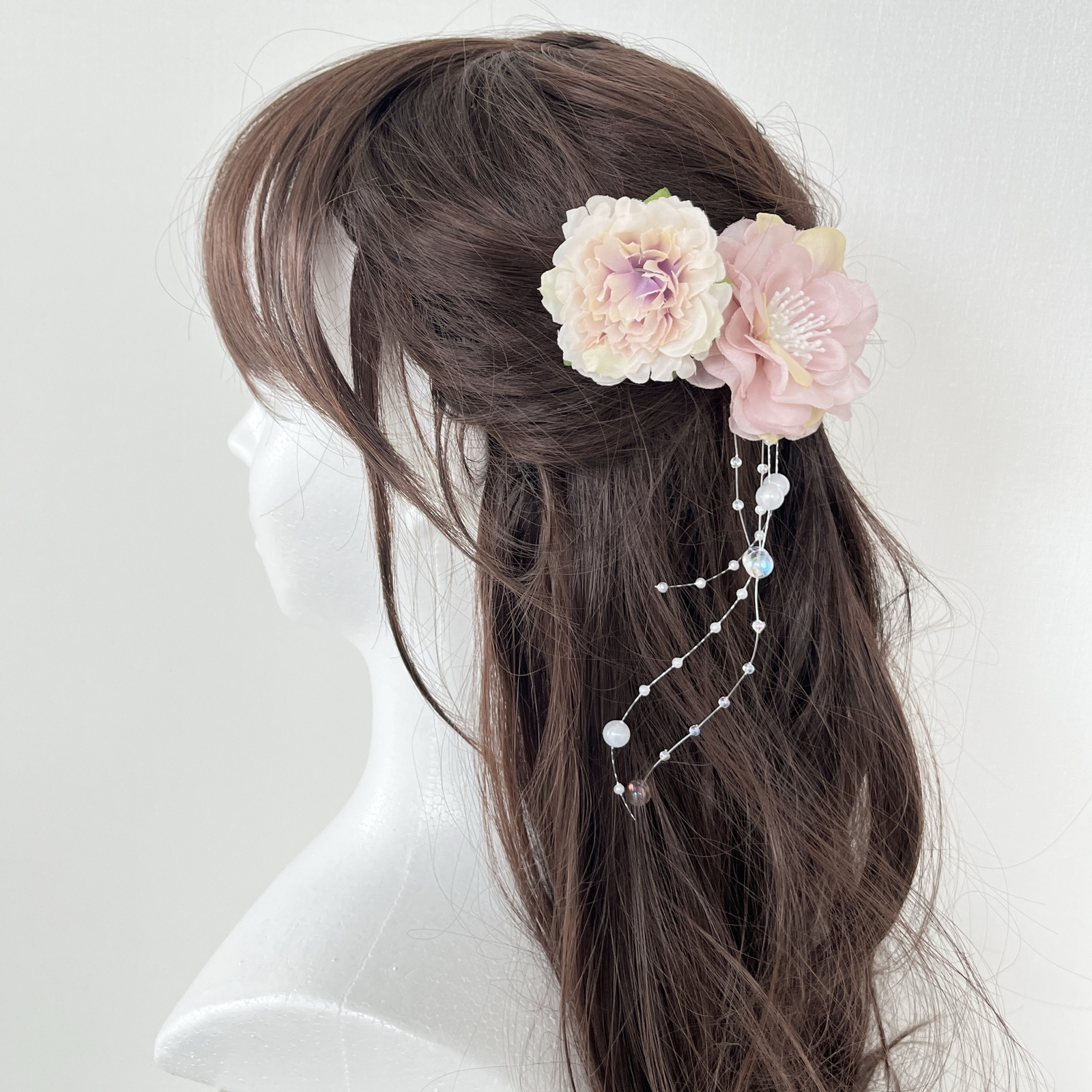 𓊆再販𓊇✖️𝟝アリッサムのバンスクリップ💐pink💓🪞 