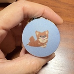 ➕Ｃhihuahua様専用ページです❤️チワワマカロンケースキーホルダー(レット&ホワイト)