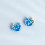 海ねこの一粒ピアス/イヤリング