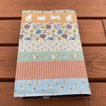単行本ハードカバー用ブックカバー◎shanti garden◎オレンジ