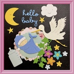 【再販】Hello Baby 4（アルバム クラフト　クラフトパンチ）