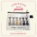 イタリアングレーハウンド　イタグレ　italian greyhound　ポーチ　小銭入れ