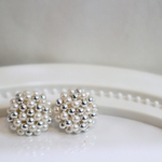 ４sizeサークルピアス＊ビーズ刺繍アクセサリー