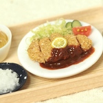 ◆とんかつ洋定食　ミニチュア◆