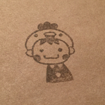 消しゴムはんこ＊鶏被り