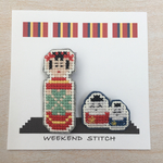golbmw様専用 こけしと小法師の刺繍ブローチ