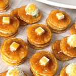 〈2点SET〉ミニチュアフード　ナチュラルホットケーキ