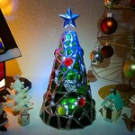 クリスマスツリー(LEDライト付き）
