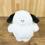【6/5 20:00〜販売】PU-PU PUPPY ぬいぐるみ　りっぱなこいぬのぷーぷ　ふわふわ　ホワイト　【たべすぎこいぬ】