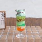 🐻🍈受注制作🐻🍈くまメロンアイスパフェ