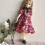 リカちゃん服(リバティのワンピース)