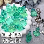 【brsr4161acrc】【ランダム10個】Perfume Charm 香水瓶 チャーム 手染めビーズ