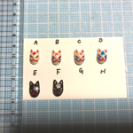 狐面イヤリング