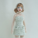 Pastel Tweed Collection（パステル ツイード コレクション）　★Dress Style（ワンピース）/Pistachio Green（グリーン）