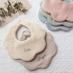 まいにちのとっておきスタイ◇Classical moku-moku bib -スノーカットドビー- | 名入れ刺繍 ｜出産祝い｜ギフトラッピング｜国産ダブルガーゼ