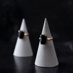 gemstone jewelry モリオンのリング