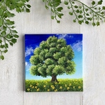 プチキャンバス絵画シリーズ♡アクリル画《原画》✴︎ Tree  ✴︎