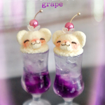 🧸クマクリームソーダ　grape💜