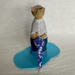 長ぐつをはいた猫　見上げる（茶トラ）