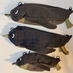 【かばた様予約品】ペンギンとお魚さんポーチ