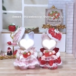 シルバニア 赤ちゃん用 ‪‪☁️いちごのペアセット☁️ ラメツイードドレス✨️