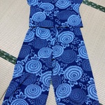 浴衣リメイク　セットアップ　パンツセット
