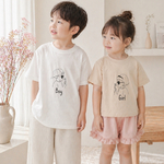 親子コーデ　tシャツ カップル　名入れ　名前入り　お揃い　