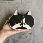 【セミオーダー】猫のお顔太巻きポーチ ルナ♡ミミさま専用ページ
