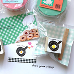 新作✨セット【目玉焼きを作ろう  ～morning with you～】 ラバースタンプ スタンプ show you* stamp