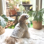 《犬服》　パッチワーク生地のふんわりチュニック