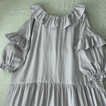 完成品♡frillワンピース　モーブ。.＊