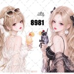 original sticker « no.8981 »     //     人物ステッカー オリジナルステッカー オリジナル人物ステッカー ステッカー cotton melody