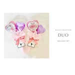 バレエ発表会　バルーンアレンジ　ミニギフト　お呼ばれ　バレリーナデザイン　お教室の記念品にも　DUO