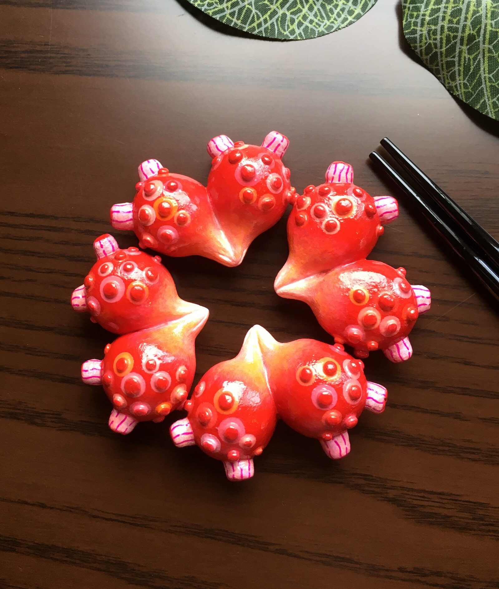 帆立貝の箸置き〈貝殻の豆皿付き〉🌸おもしろグッズ - MANTAROU'S