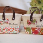 リバティ＊ミニチュアトートバッグ2個セット＊