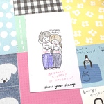 新作✨[Twinning today!] ラバースタンプ ｼｮｰﾕｰｽﾀﾝﾌﾟ