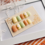 インスタ予約品🌸ネイルチップ　マット　パステルフラワー