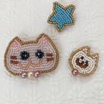 ビーズブローチ 3点セット⭐︎ ビーズ刺繍 アクセサリー