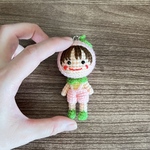 小さなあみぐるみキーホルダー*ももちゃん*