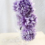 NEW 可愛いマムお花 バナナクリップ