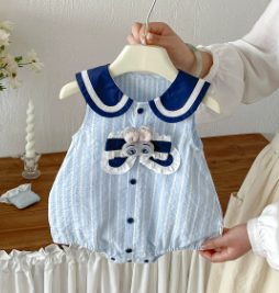 送料無料 夏は甘くてかわいい 赤ちゃんの夏服 ベビー服