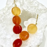 新作 Carnelian.〜天然石カーネリアンのピアス〜