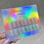 【カラー＆サイズオーダー】フラッシュワンカラー/enoi/diamondflash/シンプル/フラッシュ/シンプル/ネイルチップ