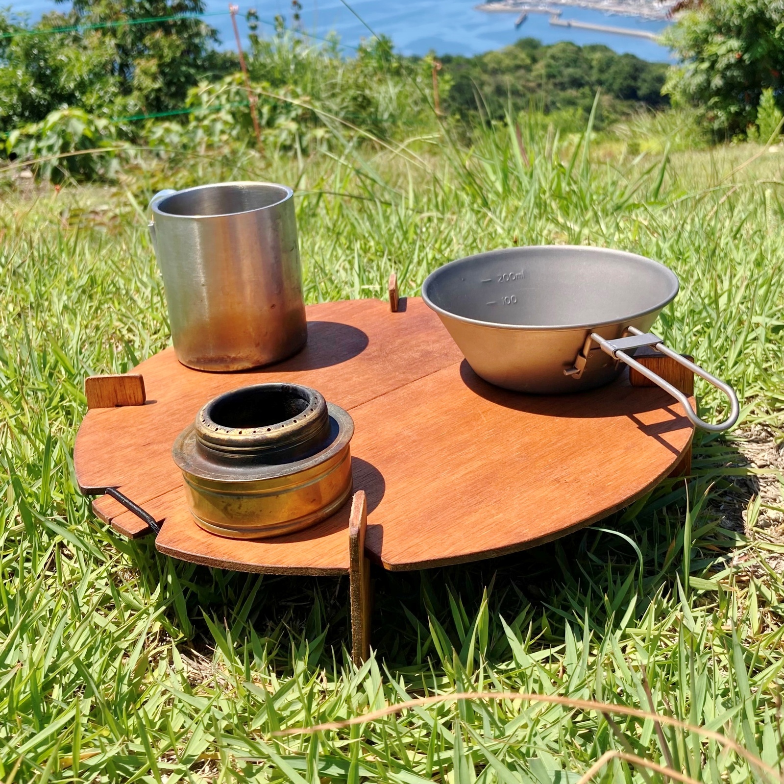 UL 風の山ごはん ちゃぶ台◇軽量◇アウトドア◇テーブル◇ハイキング