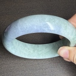 本翡翠バングル　藍紫　無含浸　無着色　可愛い　おしゃれ　上品　お値下げ不可