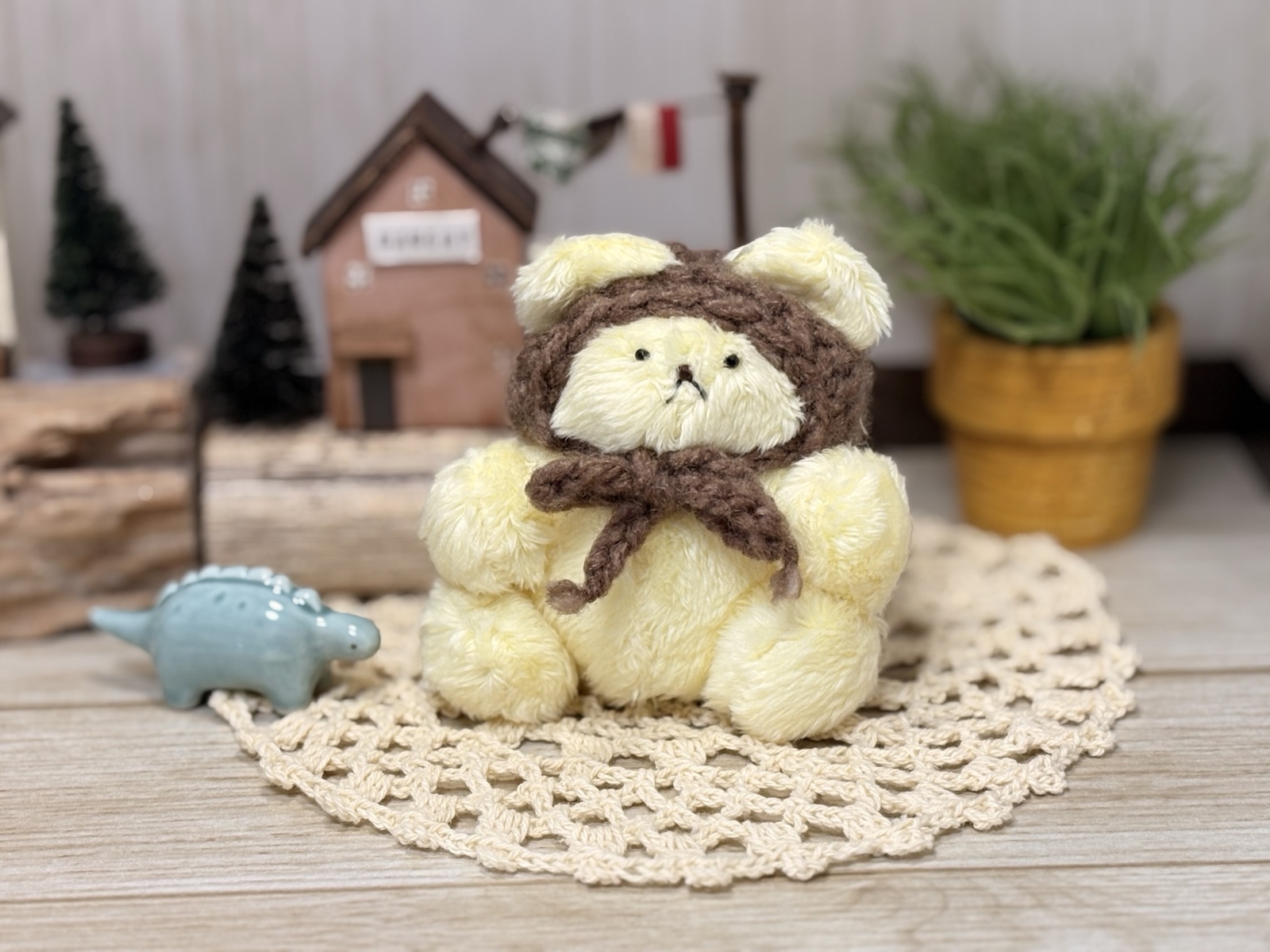 スノーホワイトハムスターさん アートドール - COCOCHERI'S GALLERY