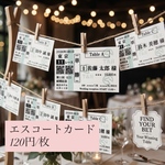 【本物そっくり！？】単勝馬券風 エスコートカード 結婚披露宴