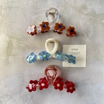 Pop flower big hair clip