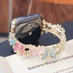 上品フェミニンな蝶々モチーフ✨Apple Watchメタルバンド